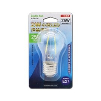 【Double Sun】 A-G45-2W 2W球型LED燈絲燈泡E27(白光)