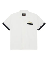 Deus Ex Machina - Hisssterical Bowling Shirt - Vintage White XL