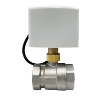 1/2" 3/4" 1" 1-1/4" 2" Electric Stainless Steel Ball Valve Three Wires Two Point Control Motorized Ball Valve