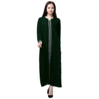 Dubai Abaya Islamic Dress Turkish Muslim Kaftan Long Dress Muslim Women Dress Muslim Costumes Arab M