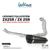 Knalpot Leovince Fullsystem ZX4R ZX 4R ZX4RR ZX 4RR ZX25R/RR 2024 With Header Drake Original Evo lon
