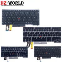 DE German Backlit Keyboard for Lenovo Thinkpad E480 E485 E490 E495 T480S L480 T490 T495 L380 L390 Yoga L490 P43s Laptop 01YP532