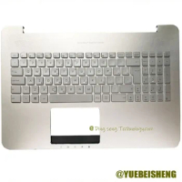 YUEBEISHENG New For ASUS VivoBooK Pro N552 N552V N552VX N552VW palmrest EUR Keyboard upper cover Backlight