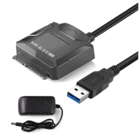 PPYY-Sata Adapter Cable USB 3.0 To Sata Converter 2.5/3.5 Inch Hard Disk Drive For HDD SSD USB3.0 To Sata Cable