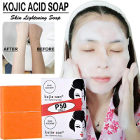 Kojie San Handmade Whitening Soap Skin Lightening Soap Bleaching Kojic Acid Glycerin Soap Deep Cleaning Brighten Skin