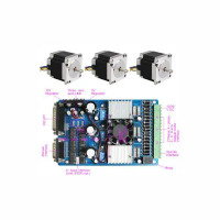 57BYGH56-401A + 3 Axis Stepper Motor Driver Board TB6560 AB56