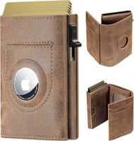furid Apple Airtag Wallet Men: Smart Wallet With Airtag Holder - Air Tag Wallet - RFID Blocking Gift