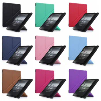 9/10th Generation Smart Cover Folding Funda Folio Stand Case PU Leather Colorful 7 inch eReader Shell for Kindle Oasis 2/3