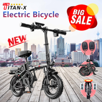 TITAN-X Electric Bicycle E-Bike Scooter Electric Bike 48V Lithium Battery Adults Bicycle scooter