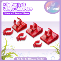 Klip Penjepit Lampu Aquarium 360° Dudukan Lampu LED Akuarium Jepit Kaca Kuat & Fleksibel