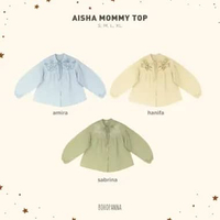 BOHOPANNA - RAYA COLLECTION - AISHA MOMMY TOP - Atasan Baju Muslim Dewasa XL AMIRA