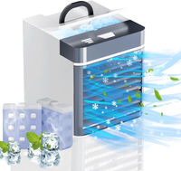 Portable Air Conditioners FanAir Conditioner with 2 Ice Packs 3 Speed Anti-leakage Water Personal Ic