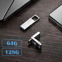 New Xiaomi Dual Interface U Disk 64G 128G Portable USB 3.2 Type-C Interface Mobile Phone Computer Mutual Transmission USB Memory