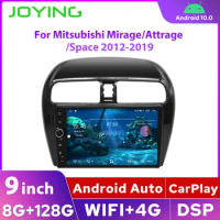 Eight-Core 8GB 128GB Android 10.0 Car DVD GPS Player Stereo Multimedia Navigation For Mitsubishi Mirage Attrage Space 2012-2019