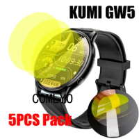 5PCS Pack For KUMI GW5 Smart watch Screen Protector Soft Film Ultra Thin Cover HD TPU Scratch Resistant
