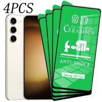 4Pcs Screen Protector For Samsung S23 Plus S22 S21 S20 FE Soft Ceramic Film For Samsung A55 5G A35 A15 A54 A34 A14 A53 A52 Film