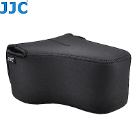 JJC防潑水相機包防刮防震包OC-MC3BK大(黑色L款;尺寸適15x11.5x20cm內)無反相機袋內膽包輕單眼相機包