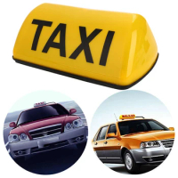 1Pc Taxi Roof Top Sign Light 12V LED Waterproof Cab Signal Lights