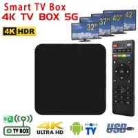 Smart TV Box 5G 4K Wifi Android 4gb 64gb10.1 Smart Tv Box 4K Set Top TV Room Receiver Media Player Fast Shipping