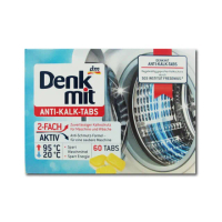 【德國DM Denk mit】雙倍強效洗衣機槽汙垢清潔錠 60顆/盒 獨立包裝(滾筒式和直立式皆適用)