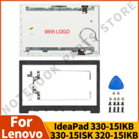 NEW For Lenovo IdeaPad 330-15 330-15IKB 330-15ISK 330-15IGM 320-15IKB LCD Back Cover Bezel Hinges White NotebooK Parts Replace