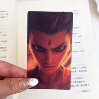 哪吒卡通变幻3D光栅卡高颜值百亿票房创意朋友纪念学生收藏Nezha cartoon transformation 3D raster card with high appearance value o