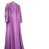 Baju Dress Lilac Tsa04 by Ataya - Model Terbaru - Muslim, Gamis