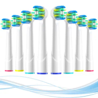 4/8/12/16pcs Floss Clean Replacement Brush Head Compatible With Oral-B Braun Electric Toothbrush Pro 1000 9000 Sonic Vitality