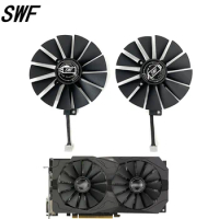 New 95mm PLD10010S12H GPU Cooling Fan For ASUS STRIX RX 470 580 570 GTX 1050Ti 1070Ti 1080Ti Gaming Video Card Cooler Fan