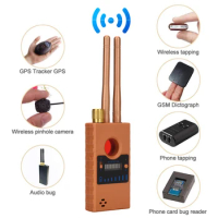 Anti-Spy Hidden Camera Detectors Wireless RF Signal Detect Spy-Camera Wifi GSM Audio Device Bug Finder GPS Tracker Lens Scanner
