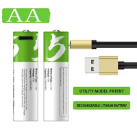 aa rechargeable battery 1.5v lithium battery rechargeable battery used for remote control mouse toys, etc pilas recargables aa