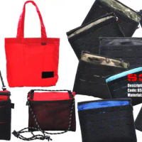 SOETAC Tatical Molle Multifunction Bag Zipper Casual Large Capacity Book Tote Bag Foldable Shoulder Bag Crossbody Bag
