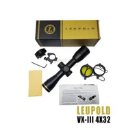 Terbaru Teropong Kekeuran Teleskop LEUPOLD 4X32 DUPLEX Telescope LEUPOLD VX-III 4X32 Tahan Getar Rin