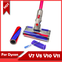 For Dyson V15 V7 V8 V10 V11 Cleaner Soft Roller Cleaner Head kit Electric Head for Wood Floors Attachment Vacuum Motorhead