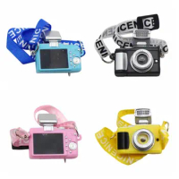 1Pc Mini Camera for Labubu Doll 15-20cm Miniature SLR Camera for 1/3 1/4 1/6 BJD Dollhouse Decoration Accessories