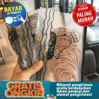 GRATIS ONGKIR COD Ikat Karet Rambut H144 100pcs+pouch Warna Polos Gaya Korea / Ikat Rambut  Elastis 