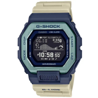 【CASIO 卡西歐】G-SHOCK 藍牙連線 懷舊復古風方形電子腕錶 禮物推薦 畢業禮物(GBX-100TT-2)