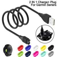 Charging Cable for Garmin Fenix 7 7S 7X 6 6S 6X 5 5X Plus Vivoactive 3 4s Venu 2 2S USB/Type C Watch charger Dock Dustproof Plug