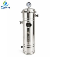 Filter Air PVDF 5000 - 10000 LPH Qzone / Ultrafiltrasi Penyaringan 0,01 Micron / Pressure Gauge 1000
