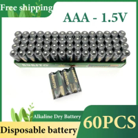 NEW 60PCS One Box AAA 1.5V High Quality Disposable Alkaline Dry Battery for CD Player Wireless Mouse Keyboard Camera Flash Toy