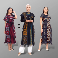 Dress etnik tenun cassandra