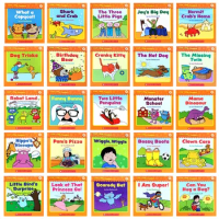 132 Books/Lot English Books For Kids Children English Picture Books For Kids First Little Readers A - H Ages 2-5 Years Old