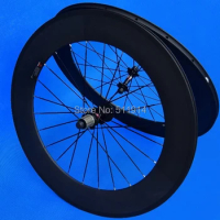 FLYXII Brand New Full Carbon Matt Clincher Rims Clincher Wheelset 700C Road Bike 88mm Bicycle Wheel