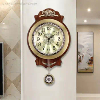 Antique Golden Large 3d Wall Clocks Digital Silent Vintage Kitchen Clock Mural Living Room Horloge Murale Home Decor YX50WC