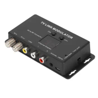 TM70 UHF TV LINK Modulator AV to RF Converter IR Extender 21 Channel Display PAL/NTSC optional UHF tv link modulator CATV system