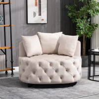 Accent Chair / Classical Barrel Chair for living room / Modern Leisure Sofa Chair