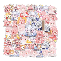 COD 50 Pcs Stiker Shining Nikki Lucu Anti Air Untuk Dekorasi Notebook Sepeda Skateboard Handphone