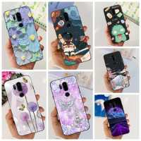 New For LG G7 ThinQ Case G710EM Luxury Cute Cat Shockproof Black Silicone Soft TPU Bumper Cover For LG G7ThinQ Phone Case Funda
