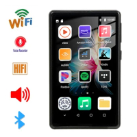 Portable Wifi MP4 Player Bluetooth Mp5 Hi-fi Music Mp3 Player 4.0 Inch Full Touch Screen FM/ Recorder/browser/supports 256gb