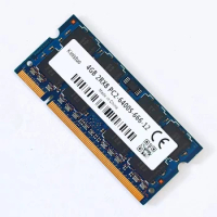 DDR2 RAMS 4GB 800MHz Laptop Memory DDR2 4GB 2RX8 PC2-6400s-666-12 SODIMM 1.8V notebook memoria